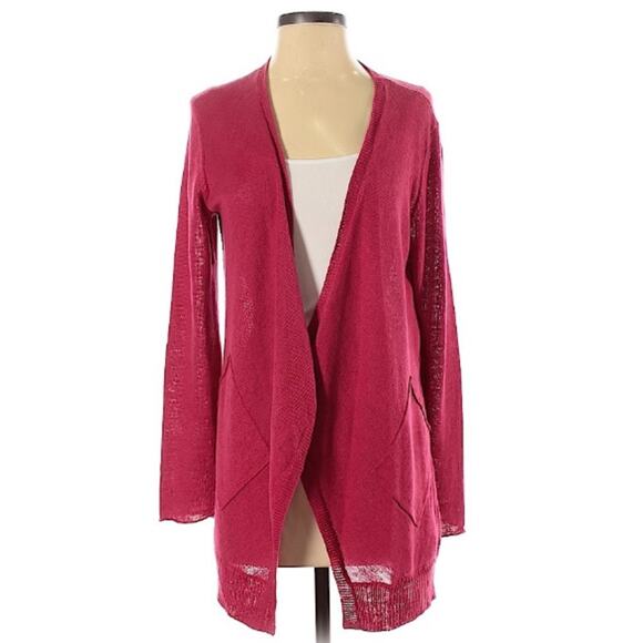 Eileen fisher linen open cardigan - Picture 1 of 5